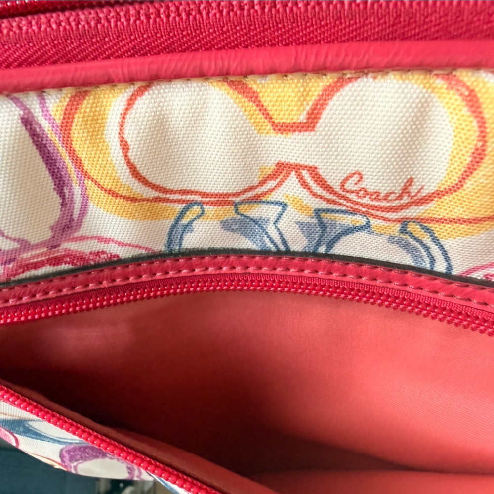 Coach F63594 Multicolor Padded Tablet Crossbody Adjustable 46" - Picture 8 of 11